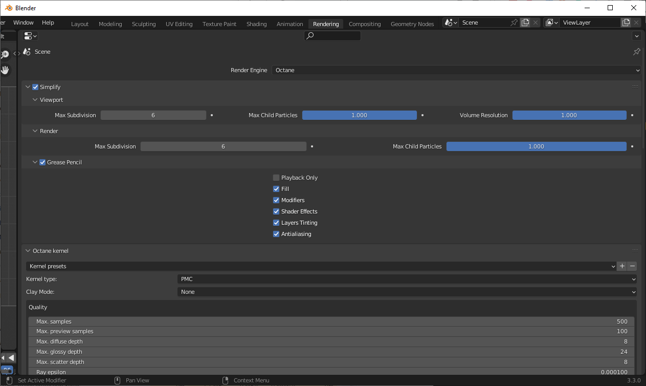 octanerender-basic-attributes