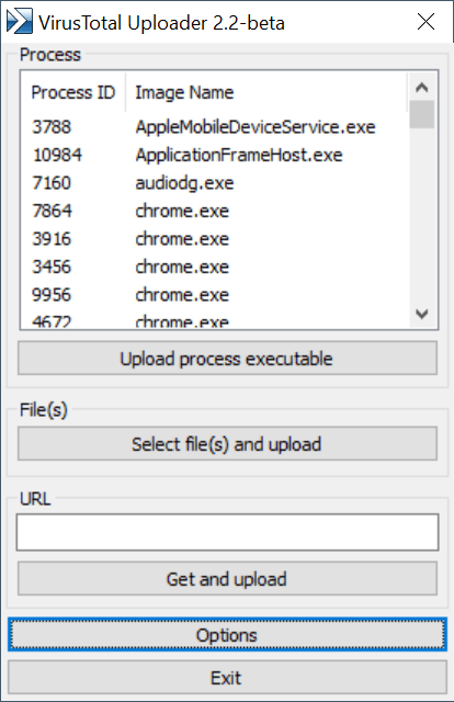 virustotal-main-window