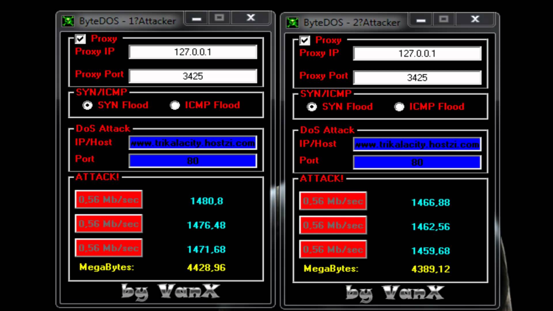 ByteDos Main menu