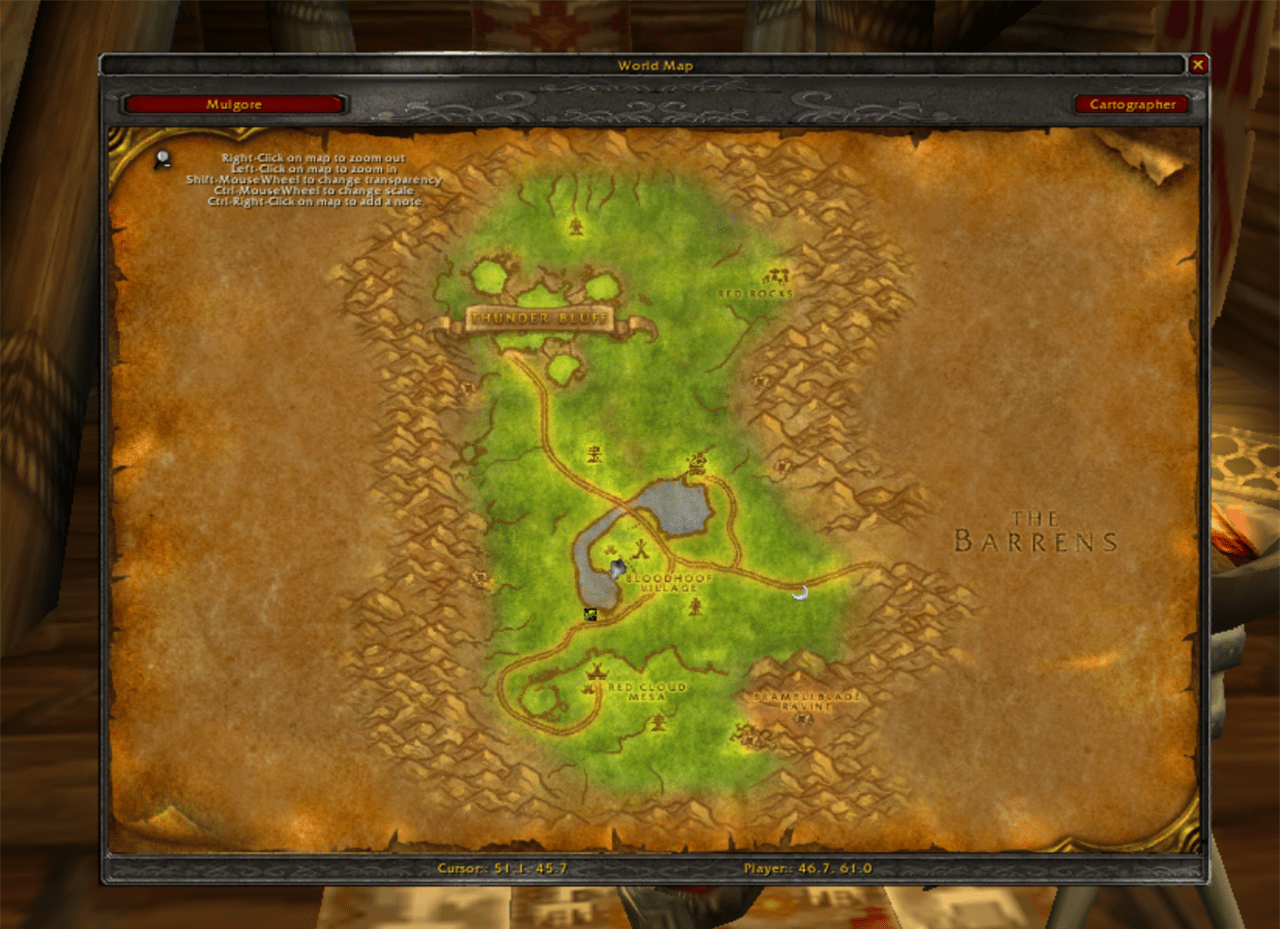 Cartographer Player coordinates