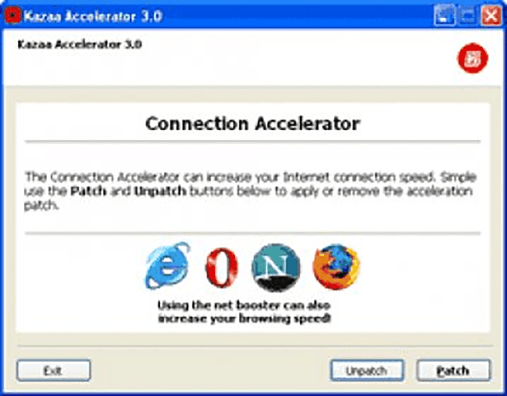 Kazaa Accelerator Connection optimization