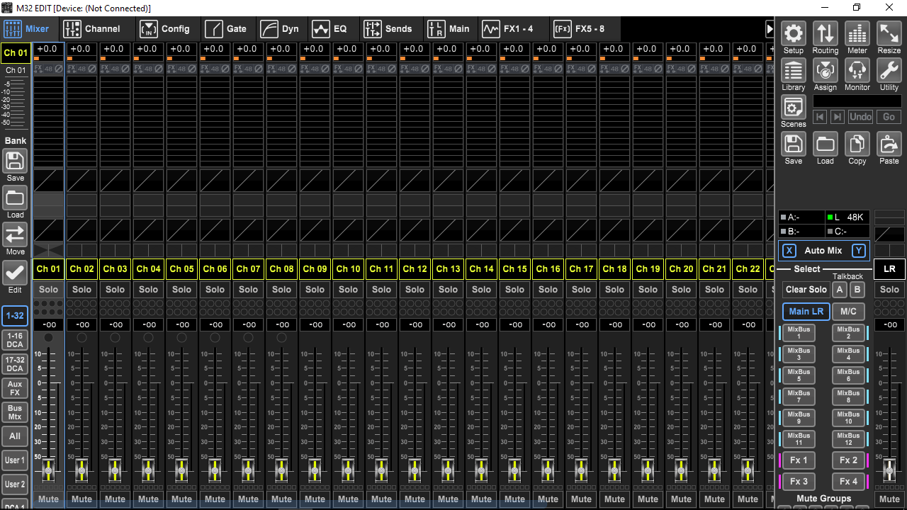 M32 Edit Mixer