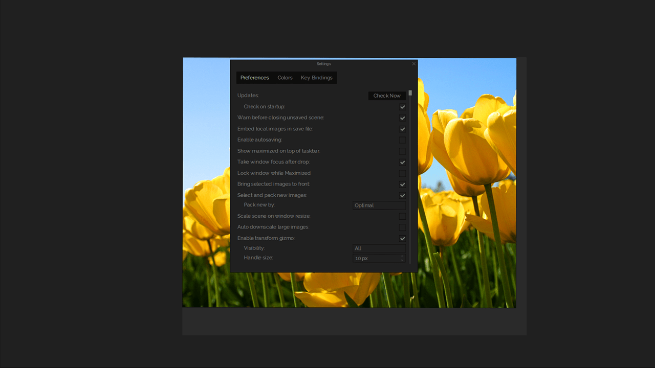 PureRef Settings