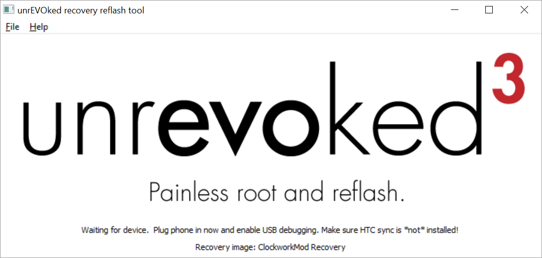 unrEVOked Main interface
