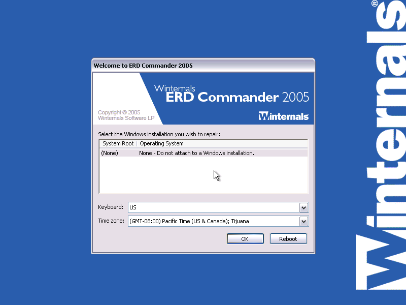 erd-commander-select-installtion-to-repair