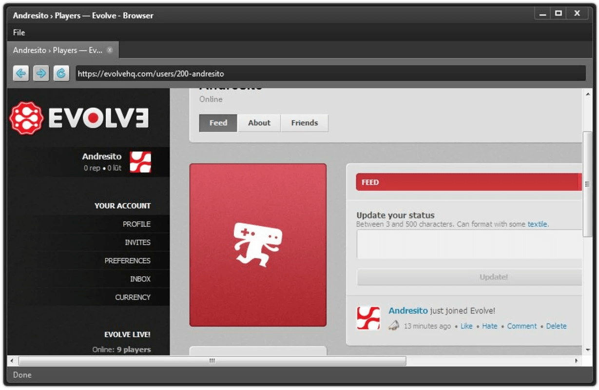 evolve-account