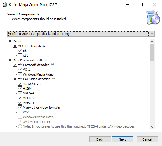 k-lite-codec-pack-select-components