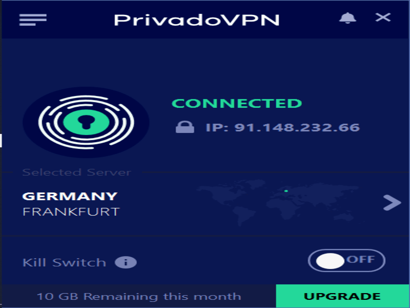 privadovpn-main-menu