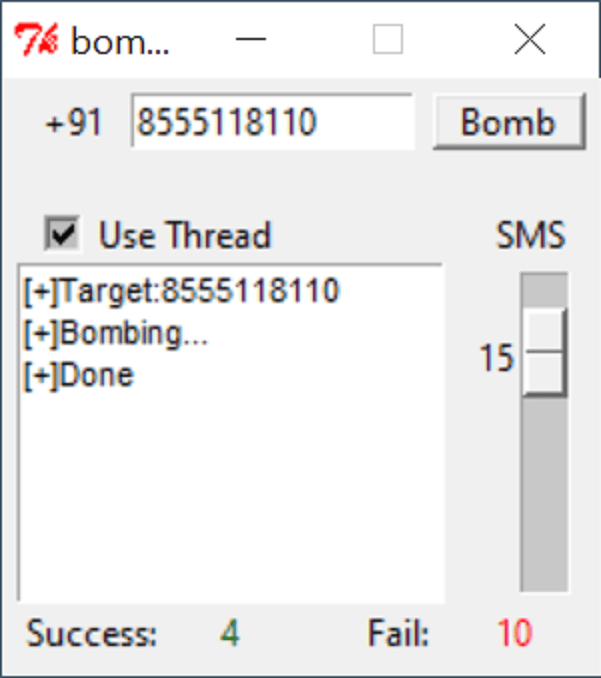 sms-bomber-main-window