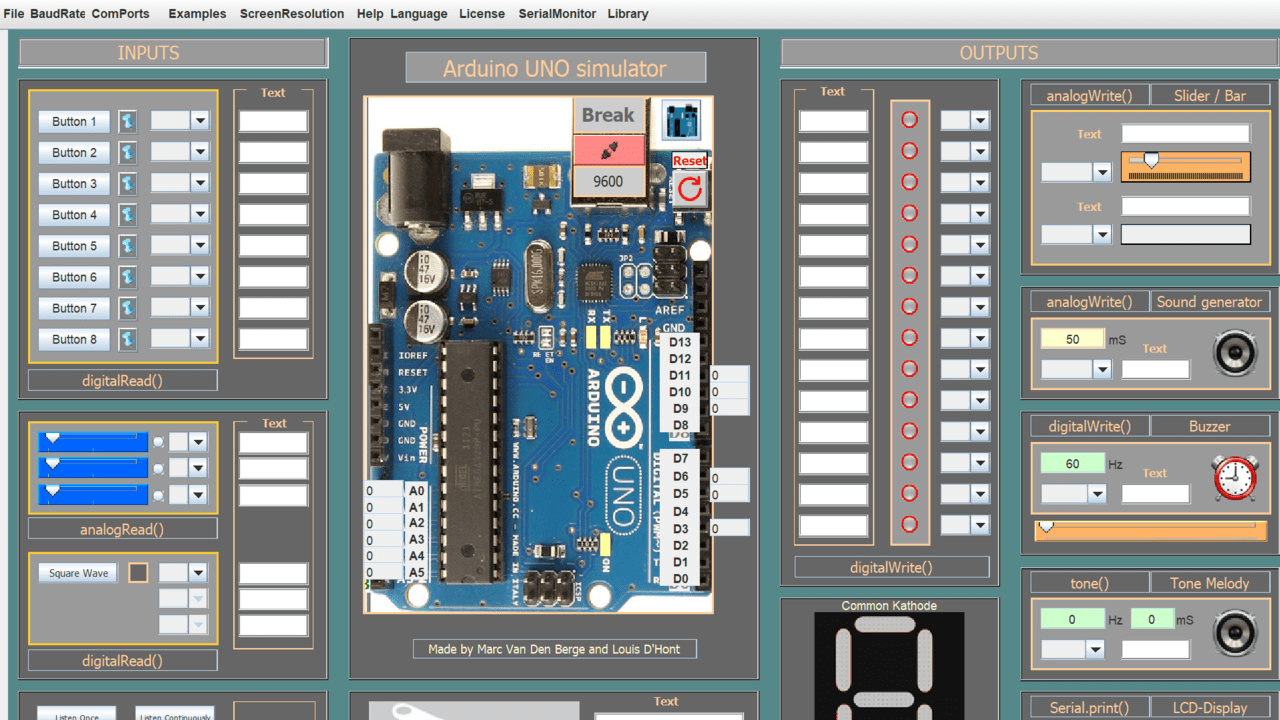 arduino-simulator-main-menu