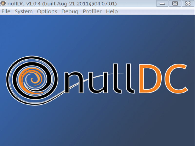 nulldc-main-menu