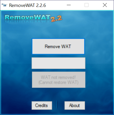 removewat-main-menu