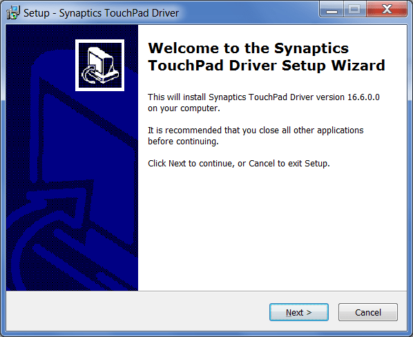 synaptics-touchpad-setup
