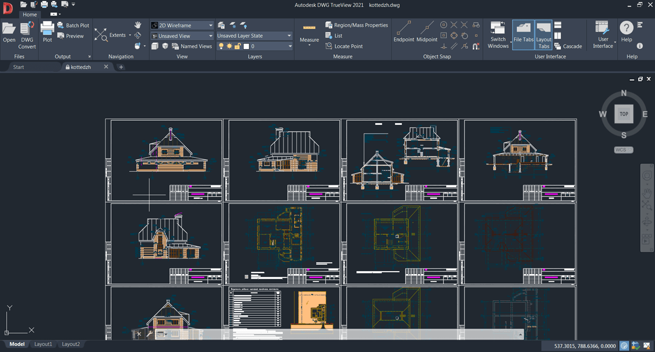 DWG TrueView Чертеж
