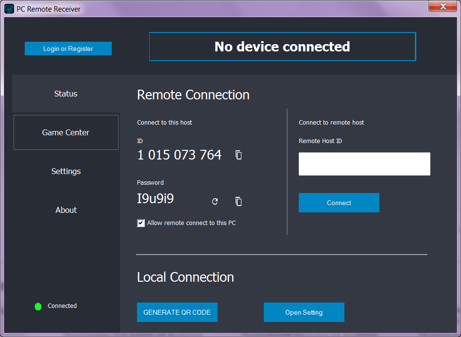 Monect PC Remote Подключение