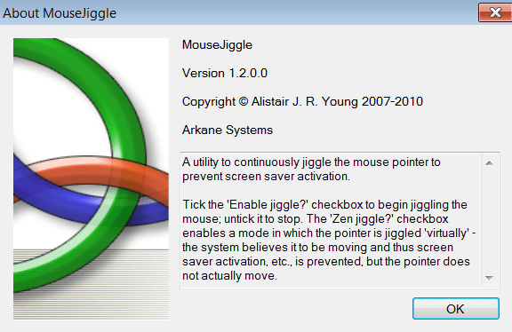 Mouse Jiggler О программе