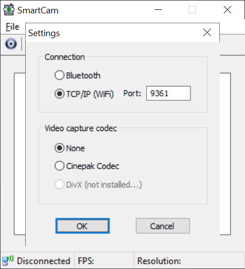 smartcam-settings